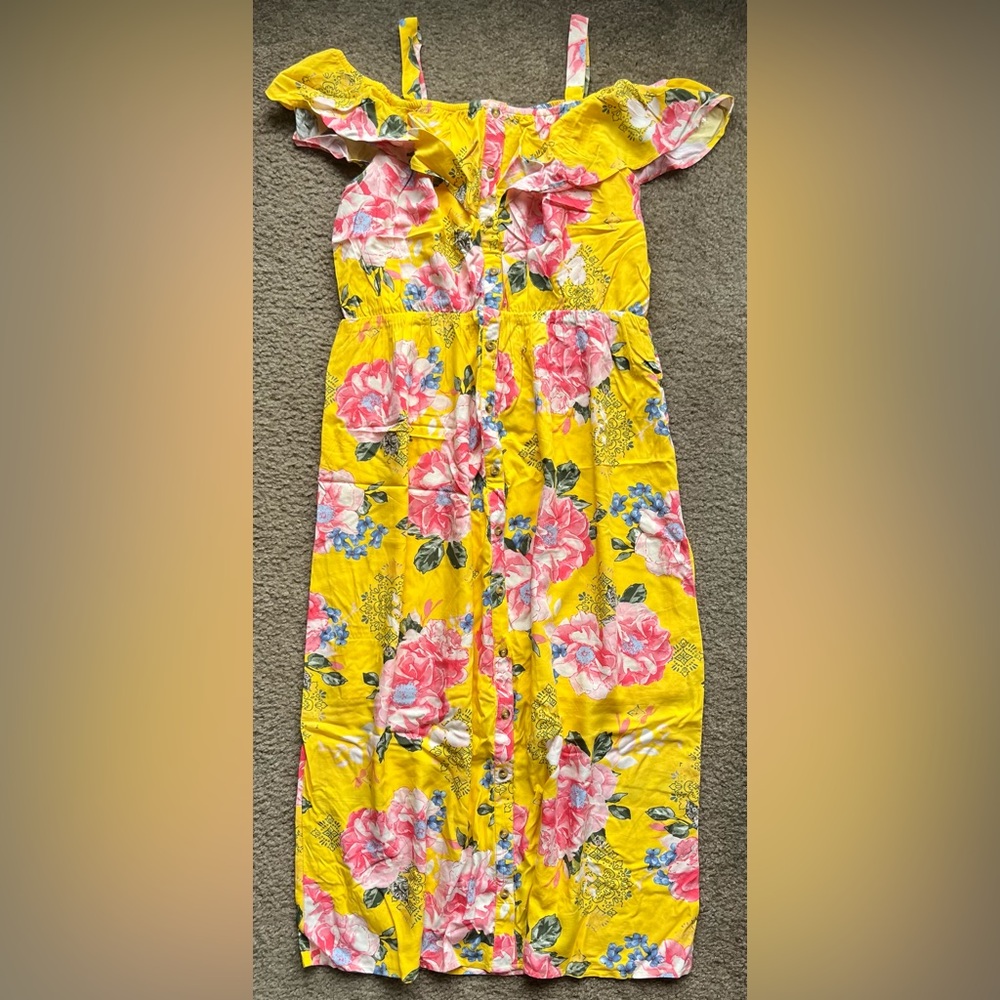 Justice Vibrant Floral Skirt